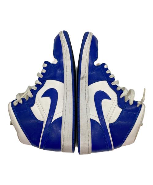 NIKE（ナイキ）NIKE (ナイキ) Air Jordan 1 Mid Kentucky Blue ホワイト×ブルー サイズ:28.5の古着・服飾アイテム