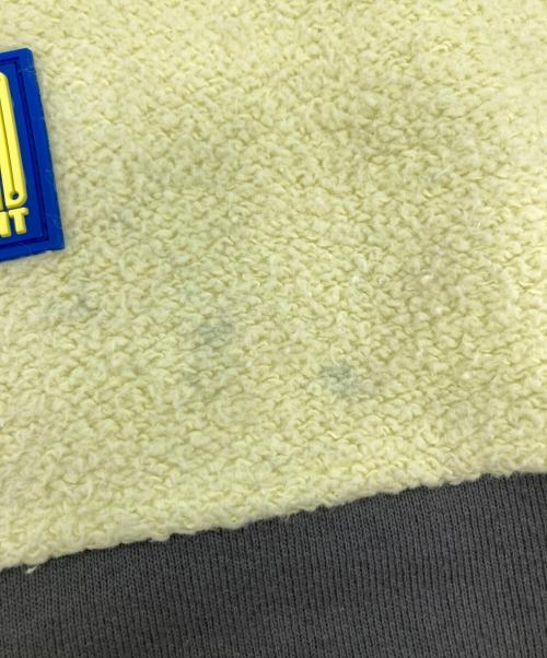 BRAIN DEAD（ブレインデッド）BRAIN DEAD (ブレインデッド) パイル地切替スウェット イエロー サイズ:Lの古着・服飾アイテム