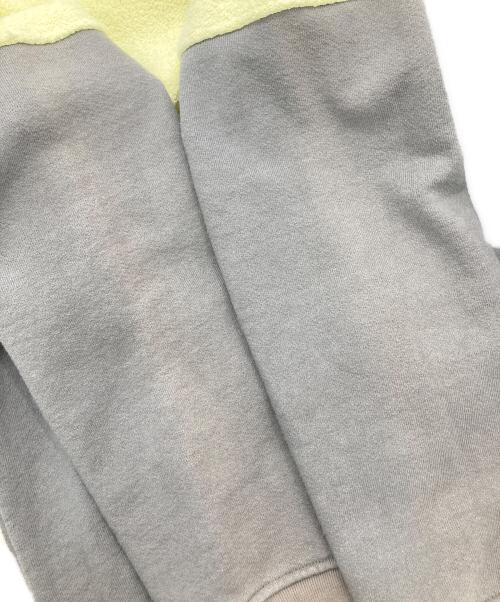 BRAIN DEAD（ブレインデッド）BRAIN DEAD (ブレインデッド) パイル地切替スウェット イエロー サイズ:Lの古着・服飾アイテム