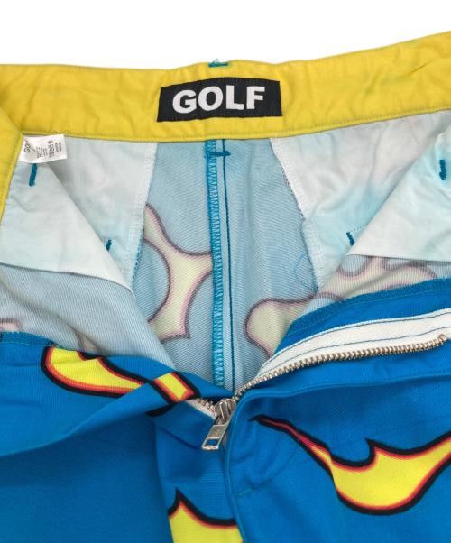 GOLF WANG（ゴルフワン）GOLF WANG (ゴルフワン) ファイアパターンパンツ ブルー サイズ:32の古着・服飾アイテム