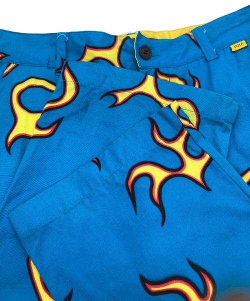 GOLF WANG（ゴルフワン）GOLF WANG (ゴルフワン) ファイアパターンパンツ ブルー サイズ:32の古着・服飾アイテム