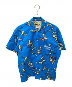 GOLF WANGゴルフワン）の古着「フレイムパターンシャツ」｜ブルー