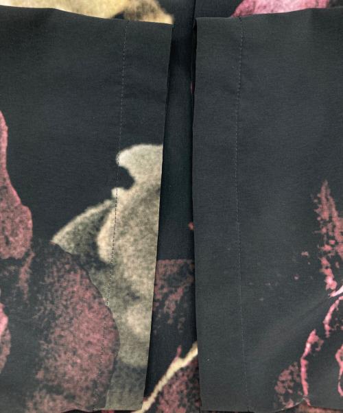 LAD MUSICIAN（ラッドミュージシャン）LAD MUSICIAN (ラッドミュージシャン) プリントオープンカラーシャツ ブラック サイズ:42の古着・服飾アイテム