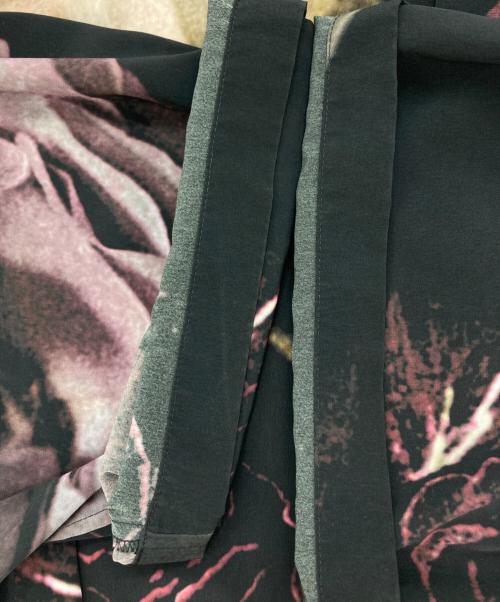 LAD MUSICIAN（ラッドミュージシャン）LAD MUSICIAN (ラッドミュージシャン) プリントオープンカラーシャツ ブラック サイズ:42の古着・服飾アイテム