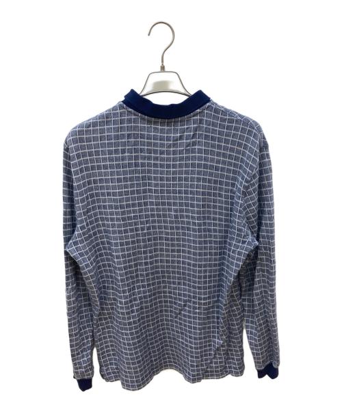 PALACE（パレス）PALACE (パレス) ハーフジップカットソー ブルー サイズ:Mの古着・服飾アイテム