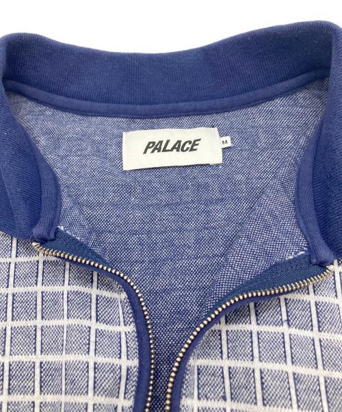 PALACE（パレス）PALACE (パレス) ハーフジップカットソー ブルー サイズ:Mの古着・服飾アイテム