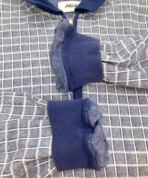 PALACE（パレス）PALACE (パレス) ハーフジップカットソー ブルー サイズ:Mの古着・服飾アイテム