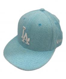 New Era（ニューエラ）の古着「パイル地キャップ」｜ブルー