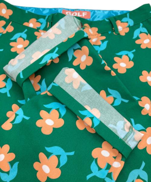 GOLF WANG（ゴルフワン）GOLF WANG (ゴルフワン) フラワープリントパンツ グリーン サイズ:Mの古着・服飾アイテム