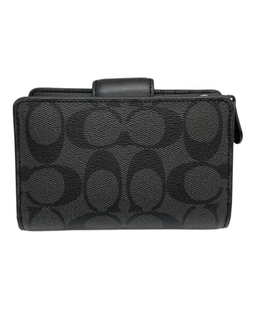 COACH（コーチ）COACH (コーチ) 財布 ブラック×グレーの古着・服飾アイテム