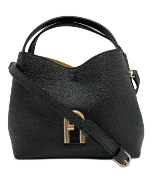 FURLA（フルラ）FURLA (フルラ) 2WAYショルダーバッグ ブラックの古着・服飾アイテム