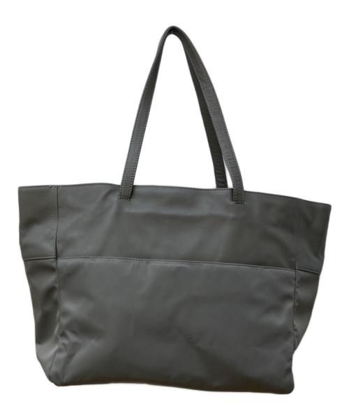 ear PAPILLONNER（イアパピヨネ）ear PAPILLONNER (イアパピヨネ) 切替トートバッグ グレーの古着・服飾アイテム