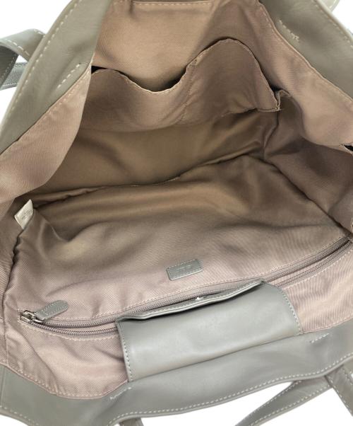 ear PAPILLONNER（イアパピヨネ）ear PAPILLONNER (イアパピヨネ) 切替トートバッグ グレーの古着・服飾アイテム