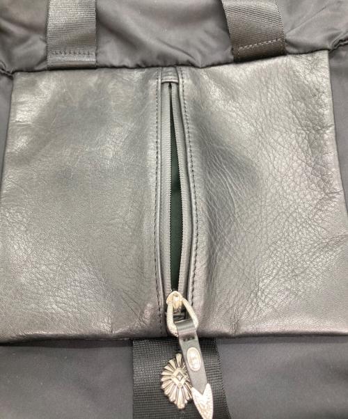 ear PAPILLONNER（イアパピヨネ）ear PAPILLONNER (イアパピヨネ) BURLAP OUTFITTER (バーラップアウトフィッター) メタルパーツコンビトートバッグの古着・服飾アイテム