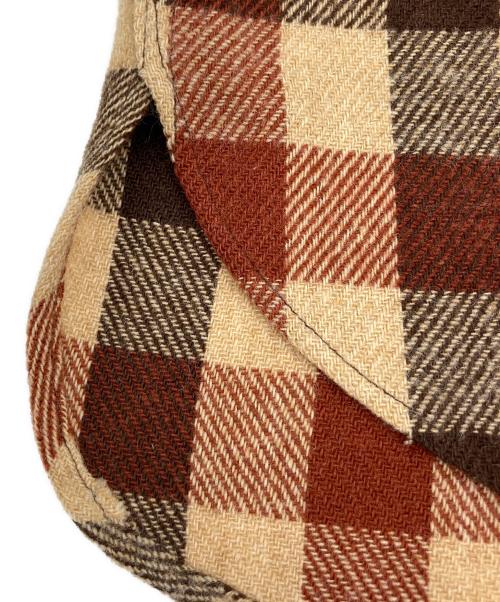 L.L.Bean（エルエルビーン）L.L.Bean (エルエルビーン) ウールチェックシャツ ブラウン サイズ:不明の古着・服飾アイテム