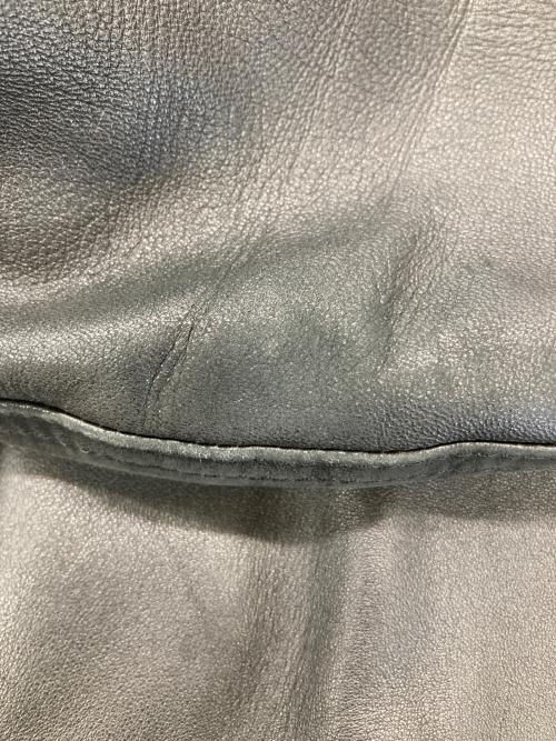 RUDE GALLERY（ルードギャラリー）RUDE GALLERY (ルードギャラリー) シープスキンシングルライダースジャケット ブラック サイズ:Lの古着・服飾アイテム