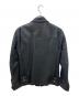 RUDE GALLERY (ルードギャラリー) シープスキンシングルライダースジャケット ブラック サイズ:L：20000円