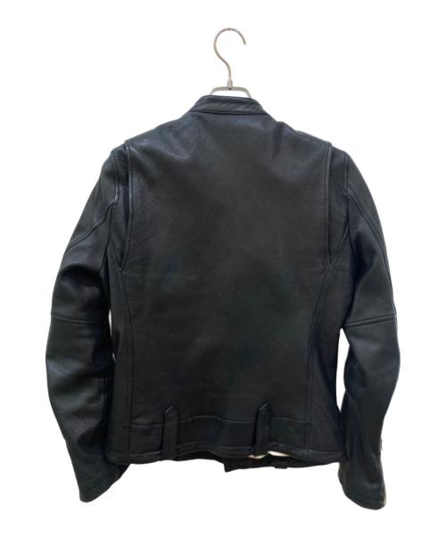 LHP（エルエイチピー）LHP (エルエイチピー) シープダブルライダースジャケット ブラック サイズ:Lの古着・服飾アイテム