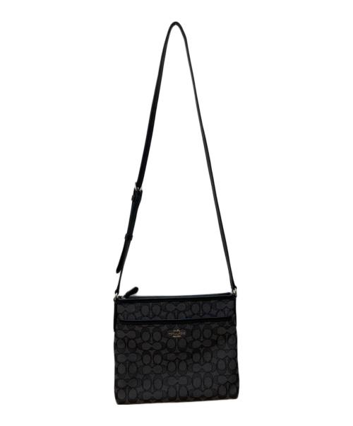 COACH（コーチ）COACH (コーチ) シグネチャーショルダーバッグ グレーの古着・服飾アイテム