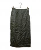 VERMEIL par ienaヴェルメイユ パー イエナ）の古着「サテンスカート」｜グリーン