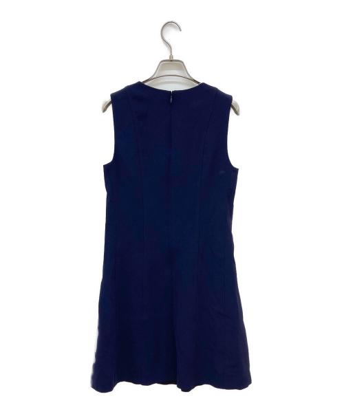 theory（セオリー）theory (セオリー) ノースリーブワンピース ネイビー サイズ:2の古着・服飾アイテム