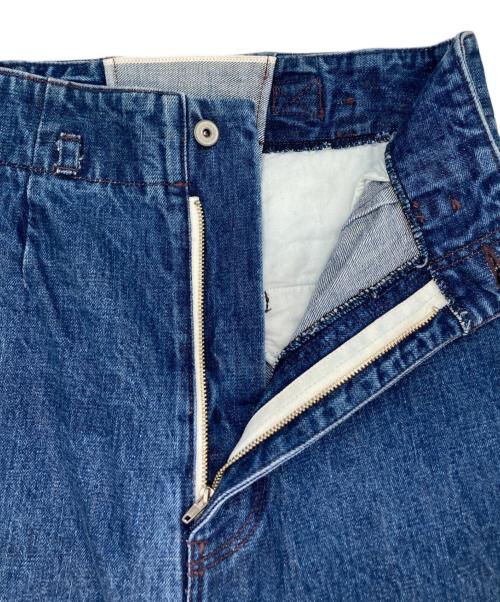 brassband（ブラスバンド）brassband (ブラスバンド) BACK STRAP DENIM PANTS インディゴ サイズ:30 未使用品の古着・服飾アイテム