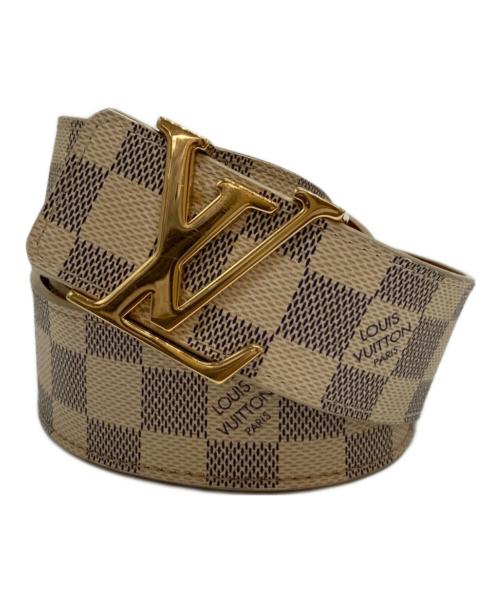 LOUIS VUITTON（ルイ ヴィトン）LOUIS VUITTON (ルイ ヴィトン) サンチュール LVイニシャルベルト アイボリー サイズ:90/36の古着・服飾アイテム