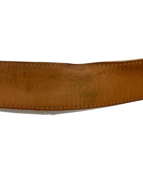 LOUIS VUITTON（ルイ ヴィトン）LOUIS VUITTON (ルイ ヴィトン) サンチュール LVイニシャルベルト アイボリー サイズ:90/36の古着・服飾アイテム