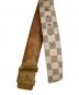 中古・古着 LOUIS VUITTON (ルイ ヴィトン) サンチュール LVイニシャルベルト アイボリー サイズ:90/36：20000円