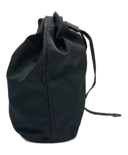 PRADA（プラダ）PRADA (プラダ) 巾着ポーチ ブラックの古着・服飾アイテム