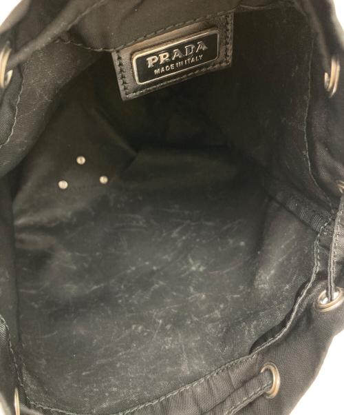 PRADA（プラダ）PRADA (プラダ) 巾着ポーチ ブラックの古着・服飾アイテム
