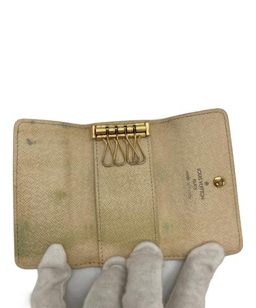 LOUIS VUITTON（ルイ ヴィトン）LOUIS VUITTON (ルイ ヴィトン) ミュルティクレ4/4連キーケース ベージュの古着・服飾アイテム