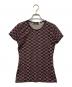 FENDI（フェンディ）の古着「総柄Tシャツ」｜ブラウン