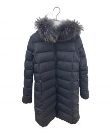 DUVETICA（デュベティカ）の古着「DEIRBHILE / ファー付ダウンコート」｜ブラック