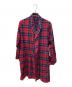 RUDE GALLERY（ルードギャラリー）の古着「チェックガウンコート」｜レッド