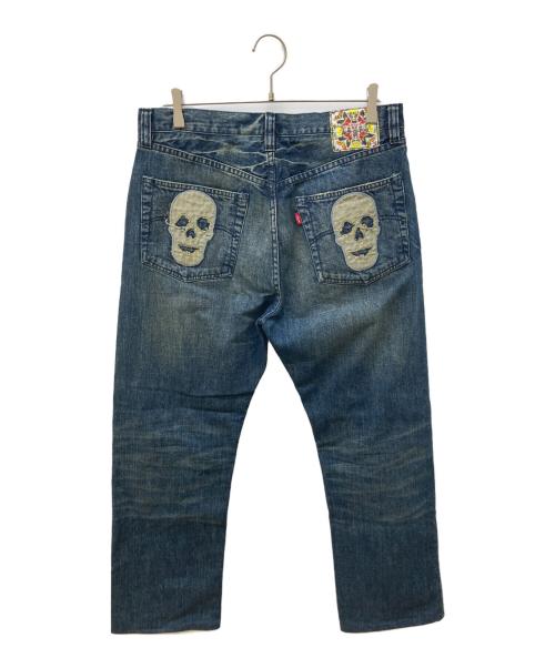 LEVI'S（リーバイス）LEVI'S (リーバイス) DAMIEN HIRST (ダミアン・ハースト) デニムパンツ サイズ:不明の古着・服飾アイテム