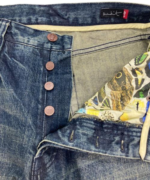 LEVI'S（リーバイス）LEVI'S (リーバイス) DAMIEN HIRST (ダミアン・ハースト) デニムパンツ サイズ:不明の古着・服飾アイテム