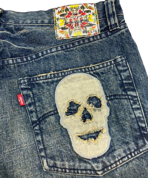 LEVI'S（リーバイス）LEVI'S (リーバイス) DAMIEN HIRST (ダミアン・ハースト) デニムパンツ サイズ:不明の古着・服飾アイテム