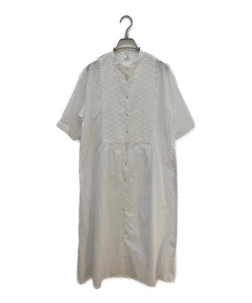 olet ihana（オレットイハナ）olet ihana (オレットイハナ) シャツワンピース ホワイト サイズ:FREEの古着・服飾アイテム