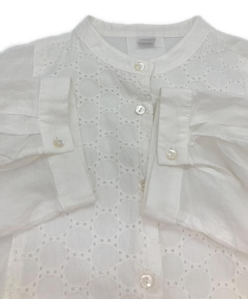 olet ihana（オレットイハナ）olet ihana (オレットイハナ) シャツワンピース ホワイト サイズ:FREEの古着・服飾アイテム