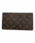LOUIS VUITTON（ルイ ヴィトン）の古着「ポルトシェキエ ダブル/札入れ」｜ブラウン