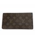 LOUIS VUITTON (ルイ ヴィトン) ポルトシェキエ ダブル/札入れ ブラウン：8000円