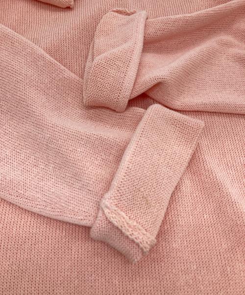 HER.（ハー）HER. (ハー) ペーパーブレンドニット ピンク サイズ:Freeの古着・服飾アイテム