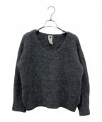Sov.ソブ）の古着「アルパカブレンドVネックニット」｜グレー