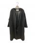 utilite (ユティリテ) モヘアループシャギーノーカラーコート ブラック サイズ:不明：12000円