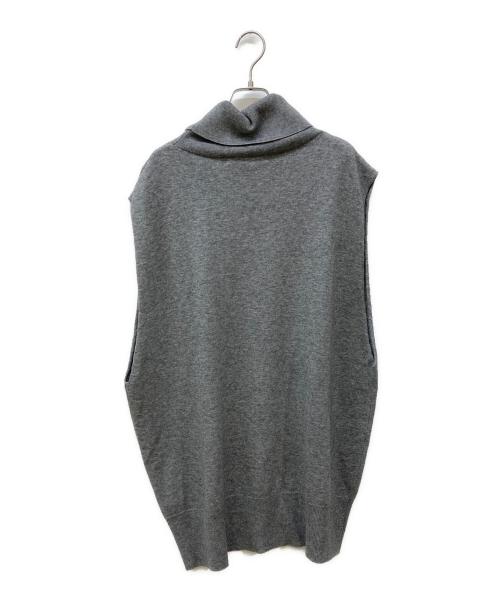 mizuiro-ind（ミズイロインド）mizuiro-ind (ミズイロインド) ニットベスト グレー サイズ:- 未使用品の古着・服飾アイテム