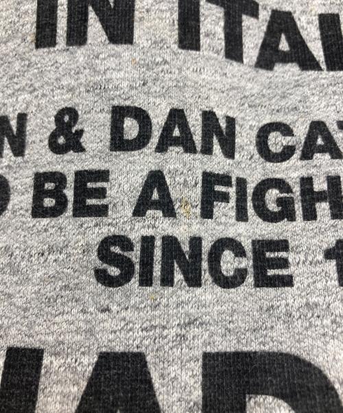 DSQUARED2（ディースクエアード）DSQUARED2 (ディースクエアード) ドッキングパーカー グレー×パープル サイズ:XLの古着・服飾アイテム