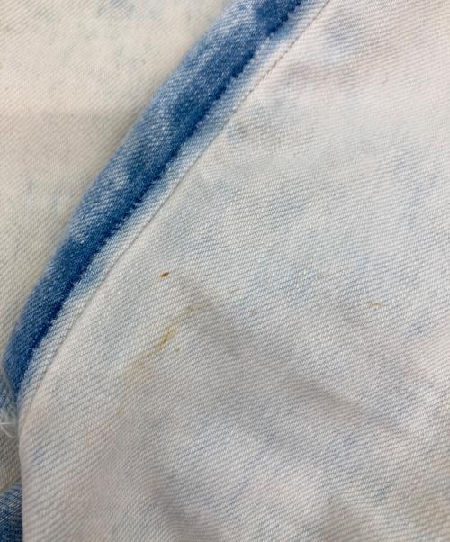 DSQUARED2（ディースクエアード）DSQUARED2 (ディースクエアード) ブリーチ加工ダメージデニムパンツ ブルー サイズ:Lの古着・服飾アイテム