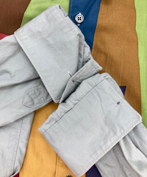 COMME des GARCONS SHIRT（コムデギャルソンシャツ）COMME des GARCONS SHIRT (コムデギャルソンシャツ) Karl Benjamin 切替デザインシャツ グレー サイズ:Mの古着・服飾アイテム