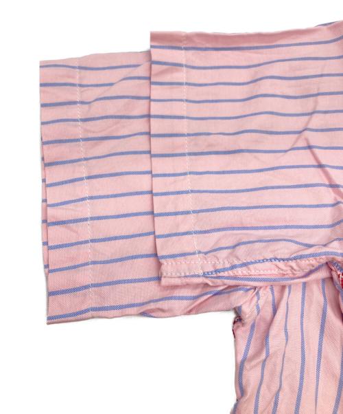 COMME des GARCONS HOMME（コムデギャルソン オム）COMME des GARCONS HOMME (コムデギャルソン オム) 半袖ドッキングシャツ ピンク サイズ:Ｍの古着・服飾アイテム